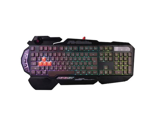 Клавиатура проводная игровая A4Tech Bloody B314 черный (подставка для запястий)